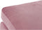 Voetensteun DKD Home Decor Roze Polyester Modern (55 x 55 x 30 cm)