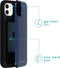 iMoshion Hoesje Geschikt voor iPhone 11 Hoesje Met Pasjeshouder - iMoshion Backcover met pashouder - Donkerblauw