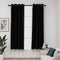 vidaXL - Gordijnen - linnen-look - verduisterend - 2 - st - 140x175 - cm - antraciet