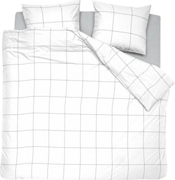 Cinderella - Robyn - Dekbedovertrek - Satijn - 200x200/220 cm - Wit + 2 kussenslopen 60x70