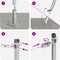 vidaXL - Fence - Posts - met - Basisplaten - 13 - stuks - Ø32mm - 70cm - Gegalvaniseerd - Staal