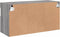 vidaXL - Tv-wandmeubel - met - LED-verlichting - 80x30x40 - cm - grijs - sonoma