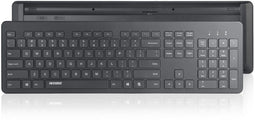 Accezz Draadloos Toetsenbord - Bluetooth - Ergonomisch design QWERTY - Zwart