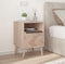 vidaXL - Finori - Finori - Dressoir - Lusk - 61A - 38,5x38,5x57 - cm - sonoma - eikenkleurig