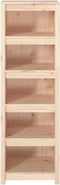 vidaXL - Boekenkast - 50x35x154 - cm - massief - grenenhout