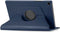 imoshion Tablet Hoes - Geschikt voor Samsung Galaxy Tab A9 8.7 inch - 360° Draaibare Bookcase - Donkerblauw