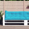 vidaXL - Palletkussens - 3 - st - stof - turquoise