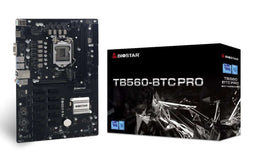 BIOSTAR TB560-BTC PRO - Moederbord - Geschikt voor mining