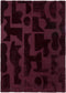 Vloerkleed Brink & Campman Mural Burgundy 121100 - maat 140 x 200 cm