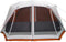 vidaXL - Tent - met - LED - 10-persoons - snelontgrendeling - lichtgrijs - en - oranje