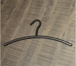 Garderobehanger ronde buis per 6 - zwart (set van 6)