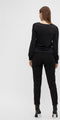 OBJECT OBJANNIE - L/S V-Neck Top - Jersey met stretch - Maat XS