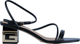 GUESS Macre Sandalo - Dames Sandalen met Hak - Zwart - Maat 38