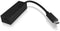 Icy Box IB-LAN100-C3 - USB 3.0 Type-C naar Gigabit Ethernet LAN adapter - 1000 Mbit/s - Zwart