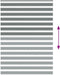 vidaXL - Zebra - rolgordijn - 165x230 - cm - stofbreedte - 160,9 - cm - donkergrijs