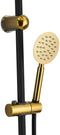 Fontastock FSKFCD005 - Douchekolom - Draaiende kop Flexibel - Zwart Gouden