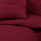 vidaXL - Dekbedovertrekset - lichtgewicht - 140x200 - cm - microvezel - bordeaux