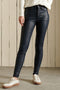 Superdry HIGH RISE SKINNY W7010644A - Dames Broek - Hoge taille met stretch - Maat W29