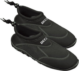 BECO waterschoenen - Neopreen - Unisex - Anti-slip rubber zool - zwart/zwart