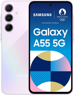 Samsung Galaxy A55 - Smartphone - 8GB RAM - 256GB opslag - Paars