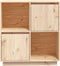 vidaXL - Dressoir - 74x35x80 - cm - massief - grenenhout