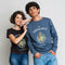 Dames-T-Shirt met Korte Mouwen Harry Potter Grijs Donker grijs - L