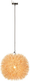J-Line Hanglamp Kate Rond Rotan Naturel Small