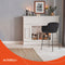 Alterego Mini Larissa - Zwarte Velvet Barkruk - 59x54x97,5cm