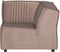 MUST Living Sofa element Rally corner,76x90x90 cm, velvet taupe
