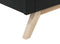 Bopita Nora bed 90x200 - Mat Zwart/Naturel