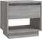 vidaXL - Nachtkastje - 45x34x44 - cm - bewerkt - hout - grijs - sonoma - eikenkleurig