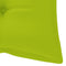 vidaXL - Tuinbankkussen - 120x(50+50)x7 - cm - oxford - stof - felgroen