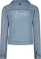 B.NOSY Y302-5333 - Meisjes spijkerjack - Stretchable denim - Licht blauw - maat 104