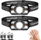 Travelhawk Hoofdlamp - Oplaadbaar - 2000 Lumen - Wit & Rood Licht - Zwart (2 stuks)