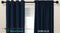 Larson - Luxe effen blackout gordijn - met haken - 1.5m x 2.5m - Donkerblauw