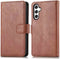 iMoshion Hoesje Geschikt voor Samsung Galaxy A25 / A24 Hoesje Met Pasjeshouder - iMoshion Luxe Bookcase - Bruin