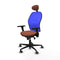 Piqueras y Crespo 3D036G1 - Bureaustoel - Verstelbare hoogte met hoofdsteun - Blauw Bruin
