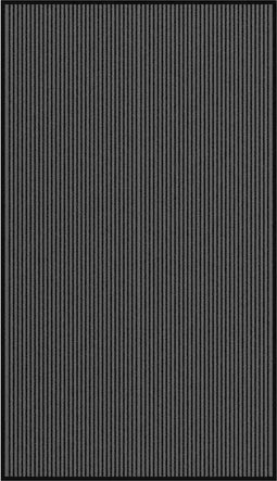 vidaXL - Deurmat - 115x200 - cm - streep - zwart - en - grijs