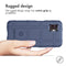 iMoshion Hoesje Geschikt voor Samsung Galaxy Xcover 6 Pro Hoesje Siliconen - iMoshion Rugged Shield Backcover - Blauw