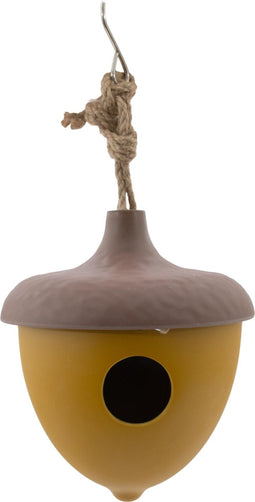 Point Virgule vogelhuisje bamboevezel eikel okergeel