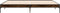 vidaXL - Bedframe - bewerkt - hout - metaal - gerookt - eikenkleurig - 200x200 - cm