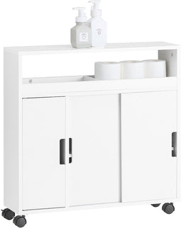 SoBuy BZR02-W - Toiletkast - Staand - 20x71x70cm - Wit