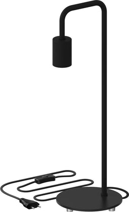 Calex U-Line Tafellamp - E27 Fitting - 53 cm hoog - Zwart