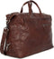 Leren Weekendtas - Atlanta - Donker Bruin