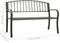 vidaXL - Tuinbank - 125 - cm - staal - grijs