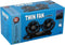 All Ride Auto Ventilator 12V - Dubbele Ventilator - Aansluiting Sigarettenaansteker Auto - Incl. 2 Houders met Plakstrip voor Dashboard - Kunststof - Zwart