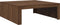 vidaXL - Salontafel - 100x100x35 - cm - bewerkt - hout - bruin - eikenkleur