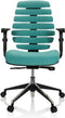 Ergonomische bureaustoel 101 model Ruggengraatstoel in Turquoise