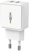 Ansmann HC212 - USB-lader 12 W - 2x USB-A - Wit