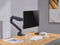 Equip 650180 - Gasgeveerde monitorarm - Tot 49 inch - Zwart